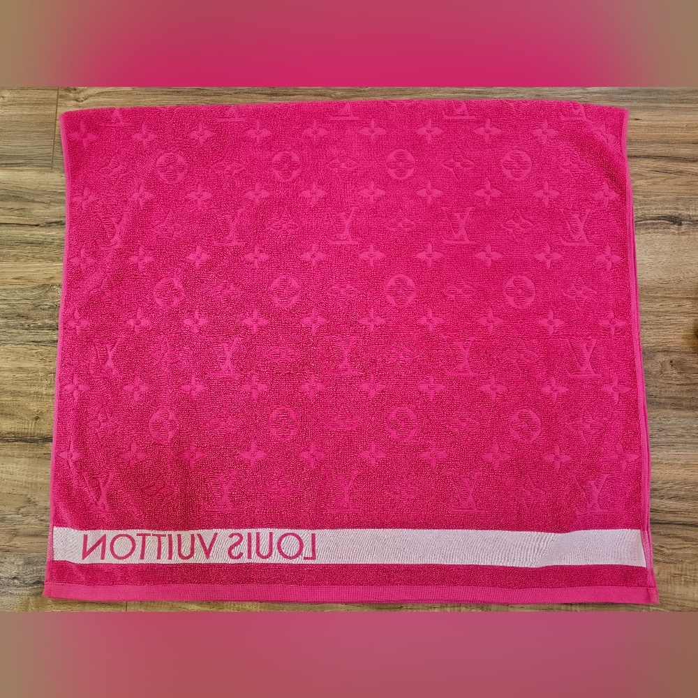New Louis Vuitton towel pink - Picture 8 of 11